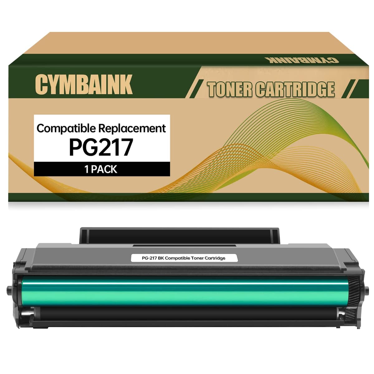 PG-217 PG217 Compatible Toner Cartridge With Upgraded Chip Replace for Pantum P2200, P2200W, M6507, M6507NW, M6607NW, High Yield (1600 Pages) 1 pack.