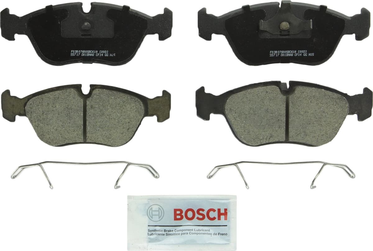 Bosch BC914 QuietCast Premium Ceramic Disc Brake Pad Set For: Acura ILX; Honda Accord, Civic, CR-V, Element, Fit, Front — view 83