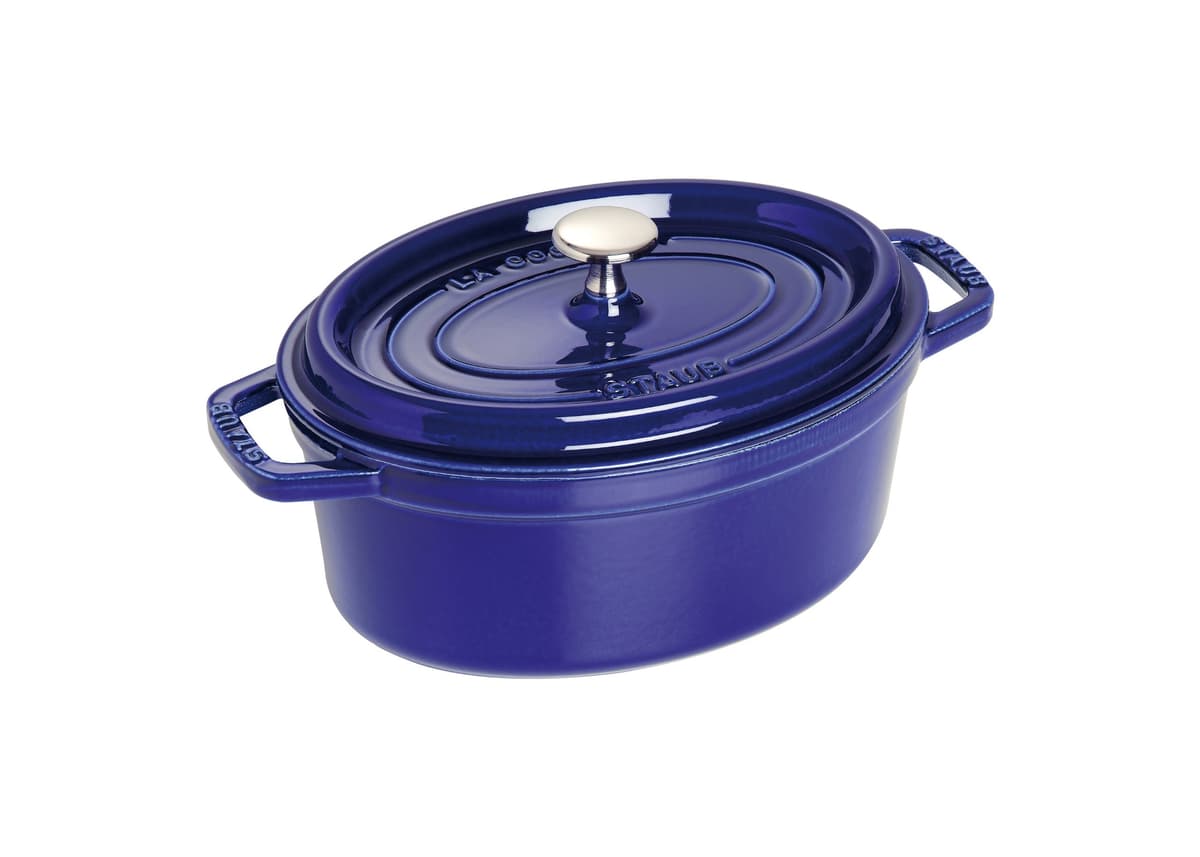 STAUB Cacerola/Cocotte de Hierro Fundido Ovalada, 17 cm, 1 L, Gris grafito — view 21