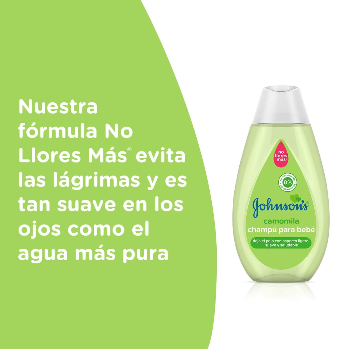 JOHNSON'S Baby Camomila No Llores Más Shampoo (750ml), Paraben-Free Shampoo for Newborns with Chamomile Extract, Hypoallergenic and pH Balanced Shampoo for Shiny Hair — view 5