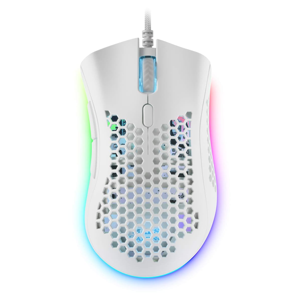 Mars Gaming MM024, Ratón Gaming RGB, Sensor Óptico 4000 dpi, Switches Mecánicos Huano, Iluminación RGB Flow, Ajuste On-The-Fly 1200/2400 / 3200/4000 dpi, Compatibilidad Multiplataforma, Negro — view 12