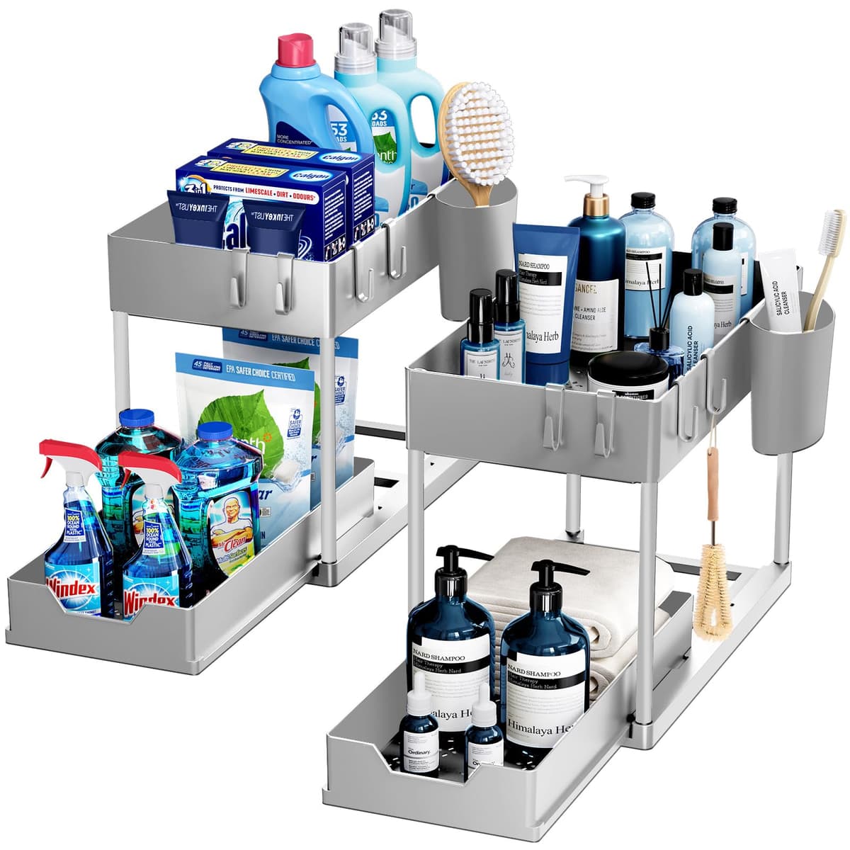 Puricon Estantería Bajo Fregadero, Estante Organizador Mueble Bajo Fregadero Cocina Lavabo -1 Unidad — view 11
