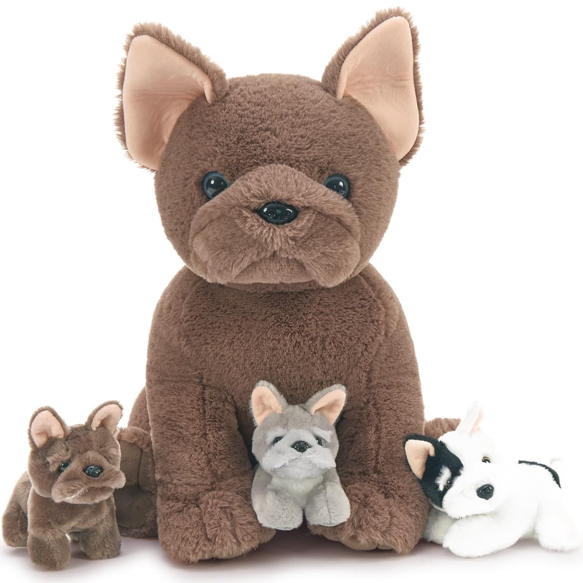 MorisMos Giant Easter Bunny Teddy Soft Toy, 60cm Cuddly Rabbit Teddy with 3 Baby Inside, Big Fluffy Bunny Stuffed Animals Gift for Kids Girlfriend Birthday Easter Decorations — view 27