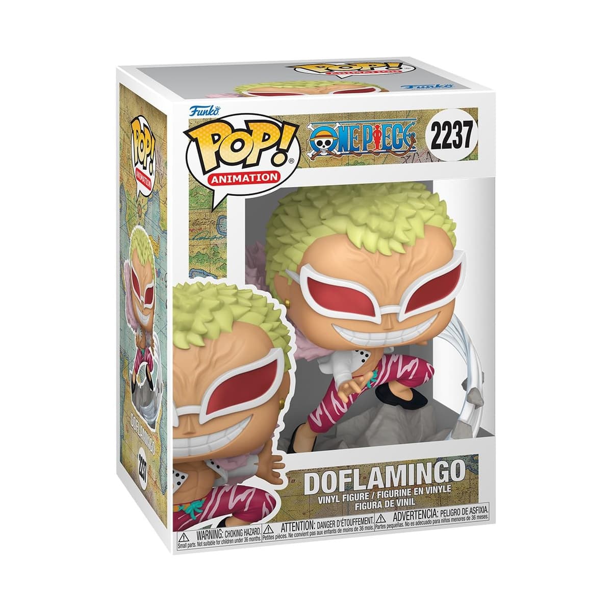 Funko Pop! Animation: One Piece - Doflamingo - Figura de Vinilo Coleccionable - Idea de Regalo - Mercancía Oficial - Juguetes para niños y Adultos - Figura Modelo para coleccionistas y exhibición