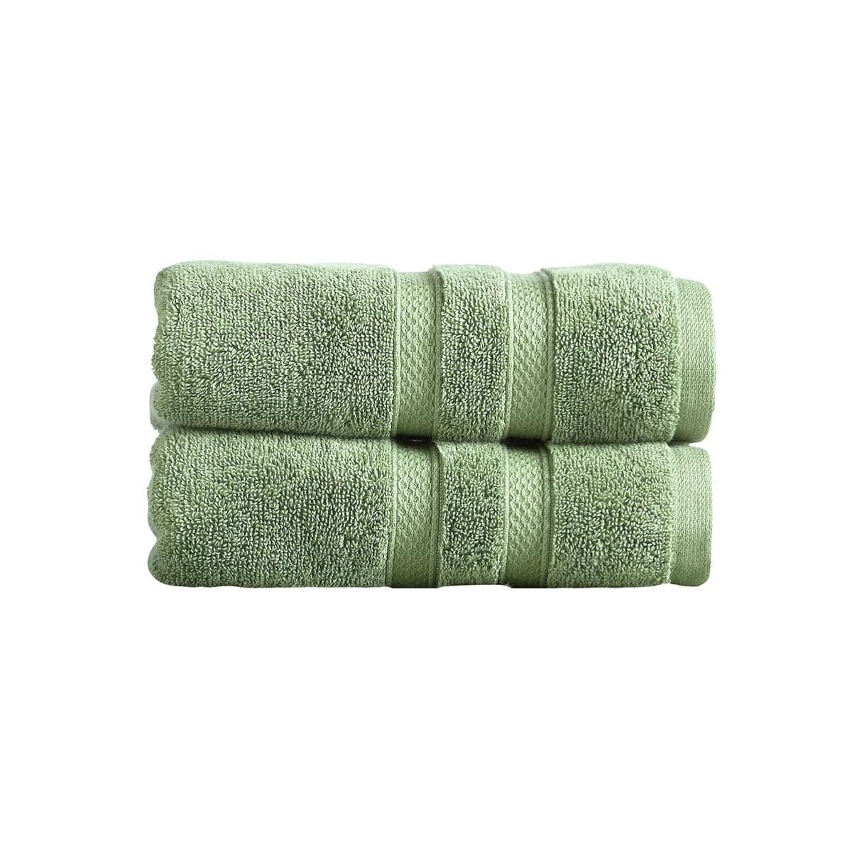 Christy Chroma Bath Towels | Set of 2 | Highly Absorbent Heavyweight 675GSM | Bold and Bright | Soft Velvety Smooth Bathroom Shower Towels | 100% Cotton | Sustainably Made | Ash Grey — view 73