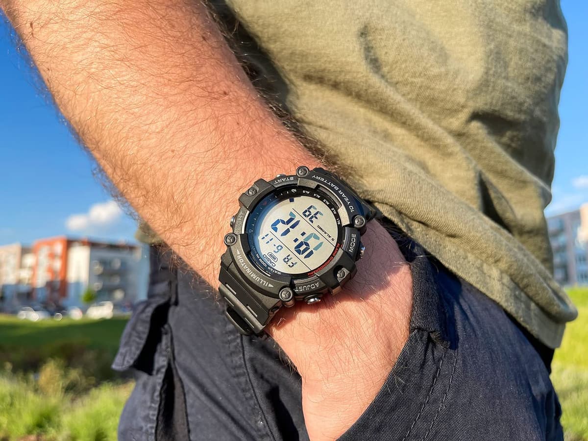 Casio - Mens Digital Sport Watch (AE1500WH-1AV) — view 10