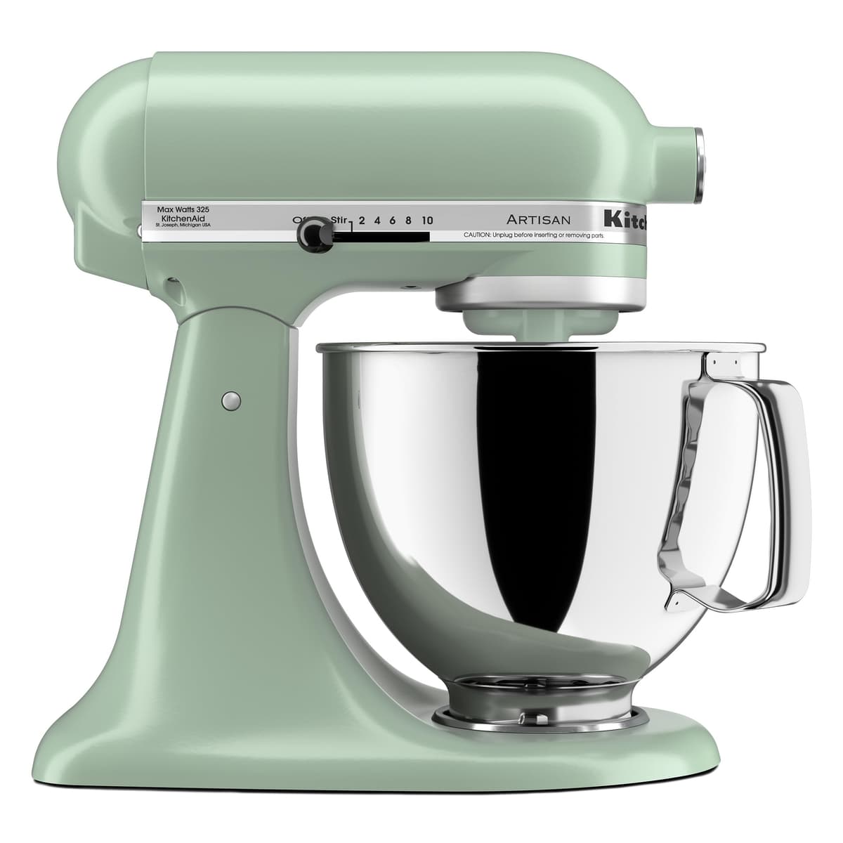 KitchenAid Artisan Series 5 Quart Tilt Head Stand Mixer with Pouring Shield KSM150PS, White — view 17