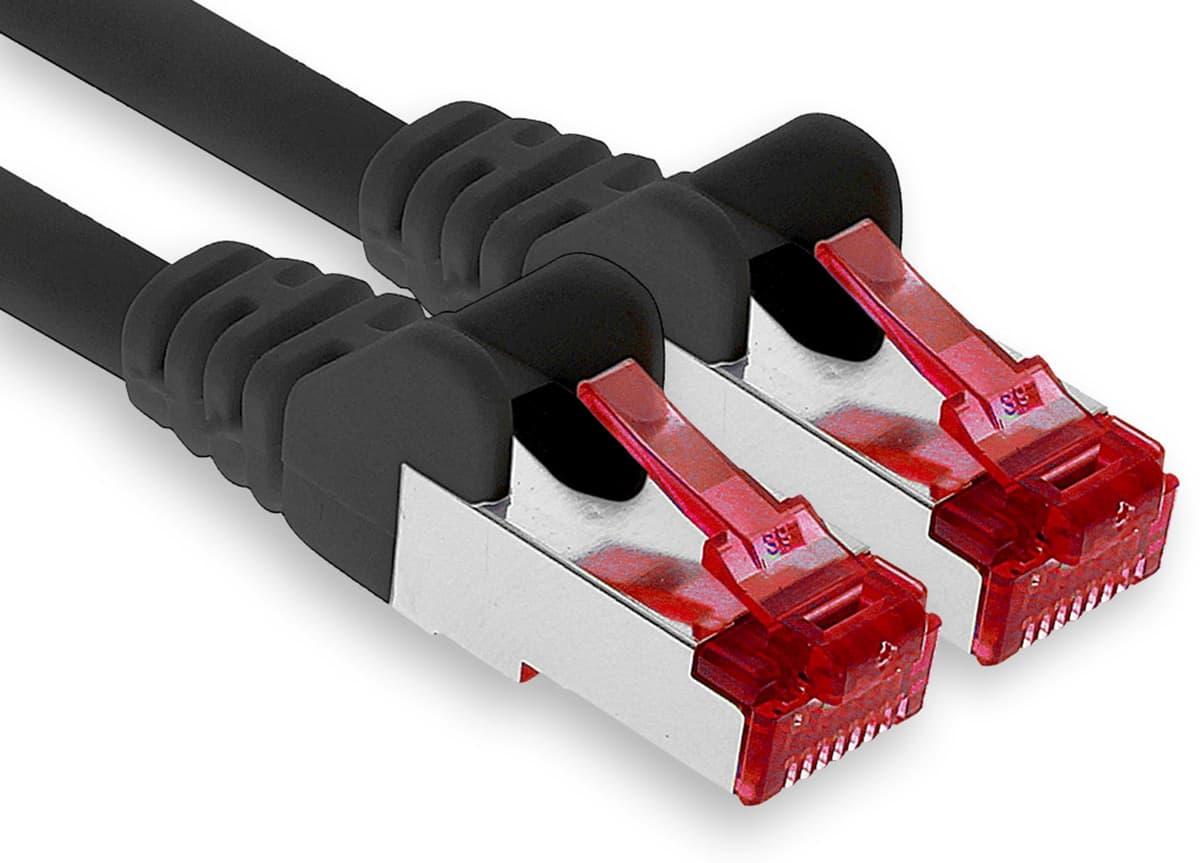 1aTTack.de - 1x 10m CAT6 patch cable S/FTP PIMF shielding CAT.6 RJ45 network cable Ethernet cable DSL LAN router switch modem patch panel - blue - 1 piece — view 20