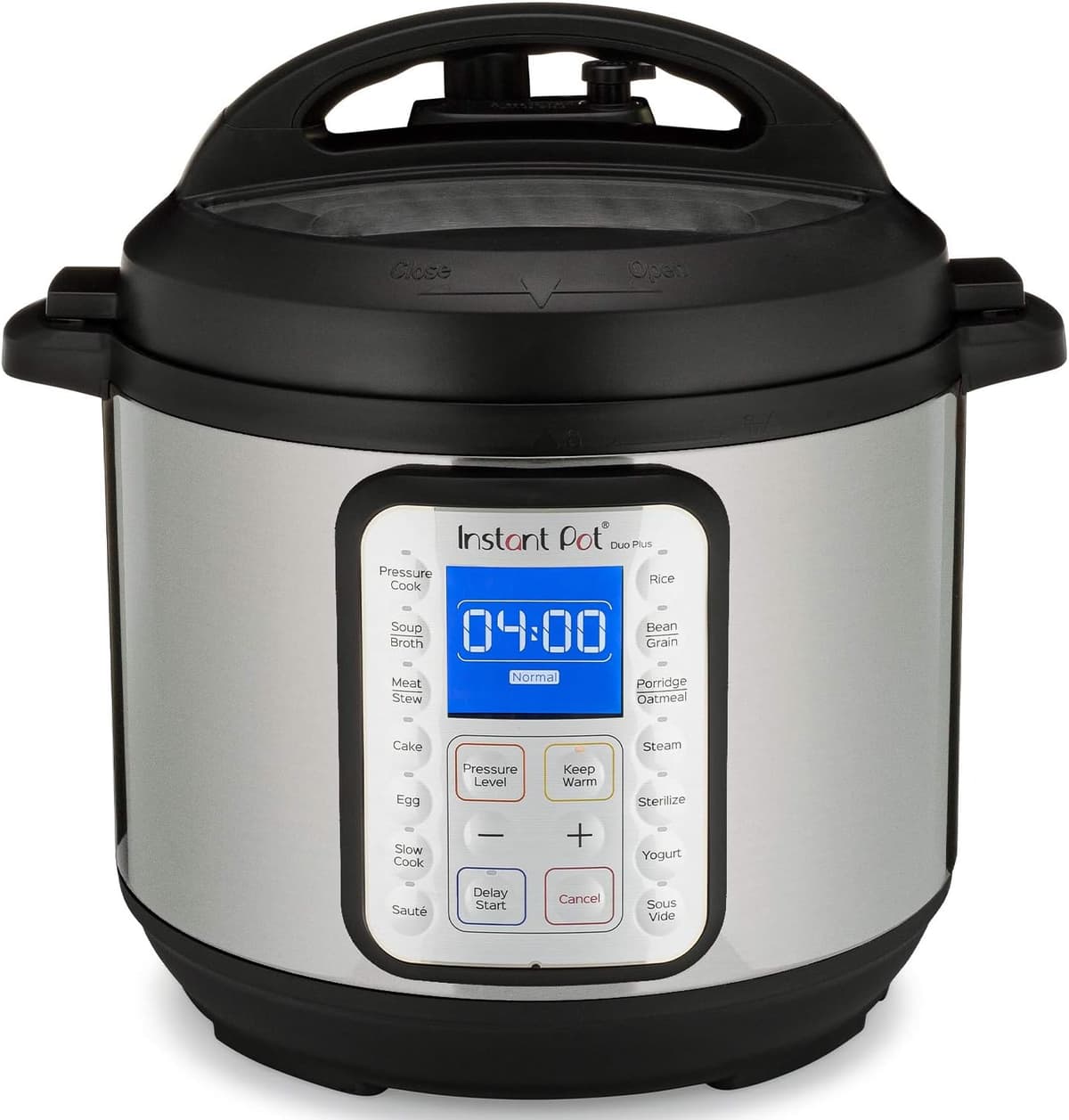 Instant Pot 9-in-1 Duo Plus 5.7L Electric Pressure Cooker. 13 Smart Programs: Pressure Cooker, Rice Cooker, Slow Cooker, Steriliser, Sauté Pan