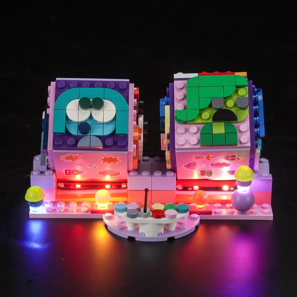 Kit de iluminación LED decorativo para Lego Disney 43248 Inside Out 2 Mood cubos de ambiente de Pixar (modelo Lego no incluido), juguetes creativos — view 2