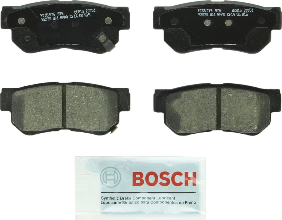 Bosch BC914 QuietCast Premium Ceramic Disc Brake Pad Set For: Acura ILX; Honda Accord, Civic, CR-V, Element, Fit, Front — view 92