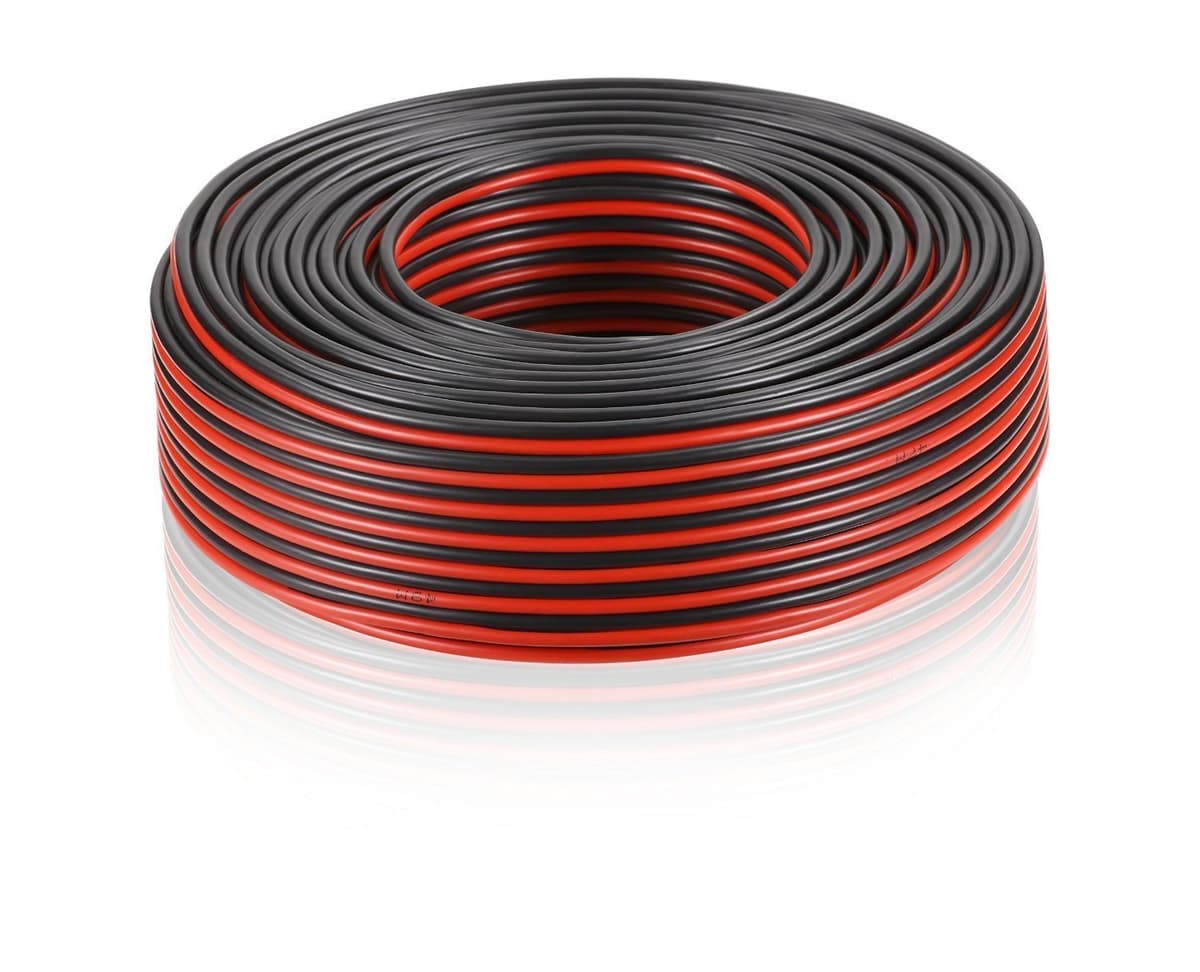 Premium - Cable de Altavoz (2 x 0,75 mm², 100 m), Color Rojo y Negro — view 12