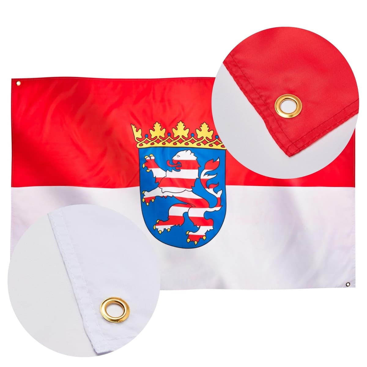 Runesol Cornwall Flag - 91x152cm, 3ft x 5ft, Cornish Flag, 4 Grommets, Eyelet in Every Corner, Premium Quality, Inside & Outside Use, Vivid Colours — view 27
