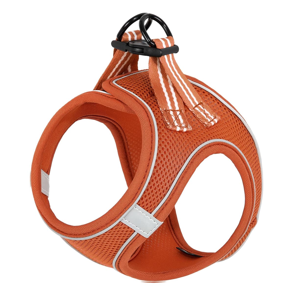 HEELE Arnes Perro Pequeño con Lineas Reflecantes Arnés Perro Antitirones Ajustable Suave Acolchado Cómodo para Viajar Pasear con Mascota, Rosa, S — view 13