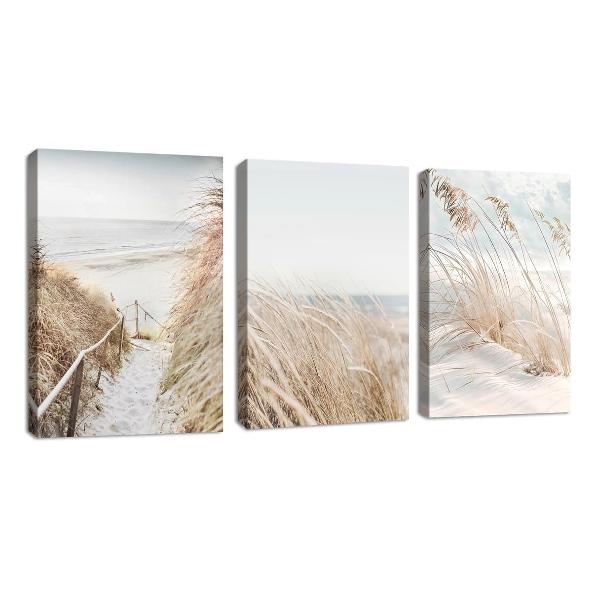 3Pcs Blue Grey Zen Canvas Wall Art, White Lotus Flowers Butterfly Meditation Spiritual Wall Paintings White Lotus Blooming on Stones in Lake Wall Pictures Room Decor for Yoga Spa Room Decor 30x40cmx3 — view 7