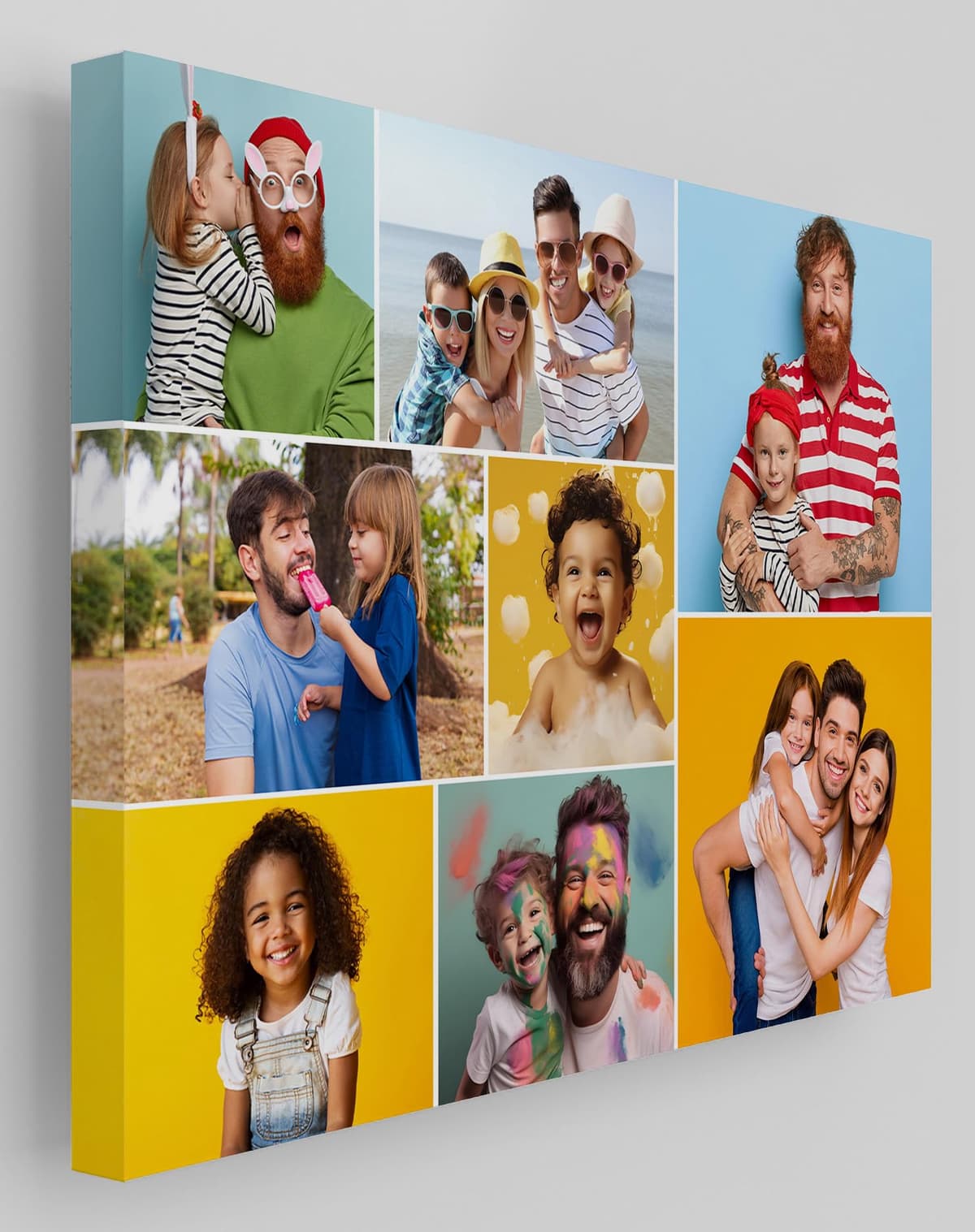 Star Online Personalised Canvas Photo Prints Pictures Birthday Frames Gifts For Mum,Dad Custom & Wall Art Holiday Memory (20x25cm (8x10in)) — view 14