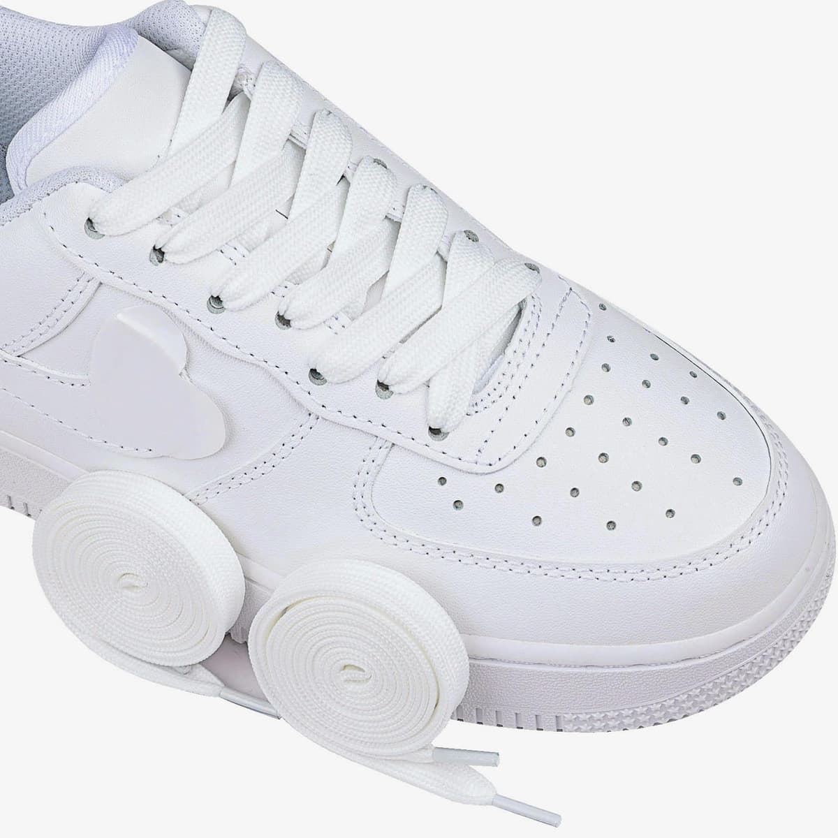 Olukssck - 2 Pares de Cordones Planos, Cordones duraderos de Repuesto de 10 mm de Calidad para Zapatos de Deporte, Zapatos de Ciudad — view 2