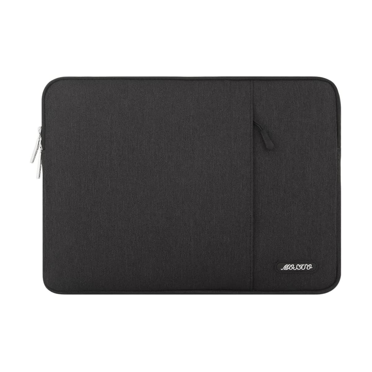 MOSISO Laptop Case 13.3 inch, 13-13.3 inch Laptop Sleeve Compatible with MacBook Air/Pro 13/Pro 14 M5 M4 M3 M2 M1, HP Dell ASUS Lenovo,Polyester Vertical Computer Sleeve Bag with Pocket, Gray — view 11