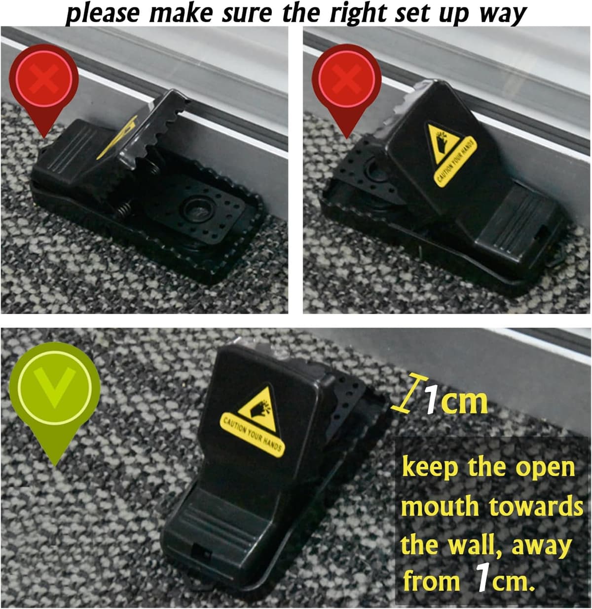 Mouse Traps Mice Traps, 6 Pack Mouse Traps For Indoors That Kill Instantly, Rodent Trap, Mice Kill Mouse Control — view 6