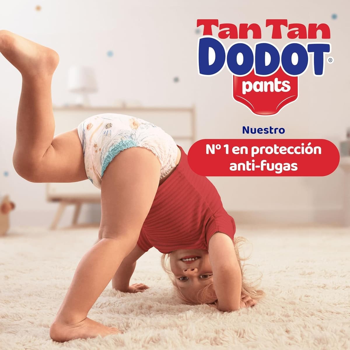 Dodot Bebé Pants Pañales, Talla 4, 9-15 kg, 132 Pañales, Pañal-Braguita con Ajuste 360° Anti-Fugas, Pack Mensual — view 3