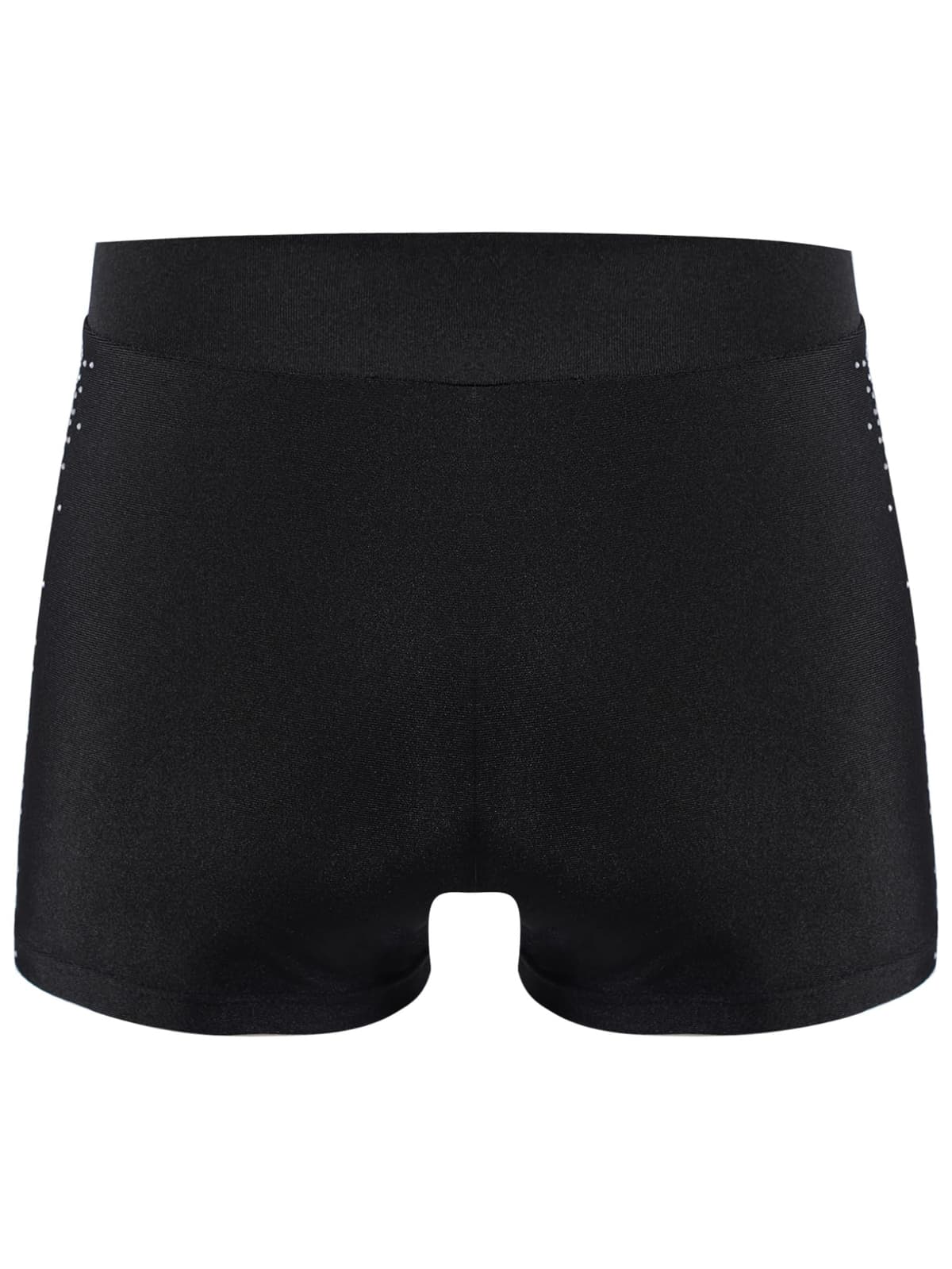 Freebily Pantalones Cortos De Gimnasia para Niñas Leggings Cortos Cintura Alta Mallas De Patinaje Pantalones para Entrenamiento Deportivo — view 2