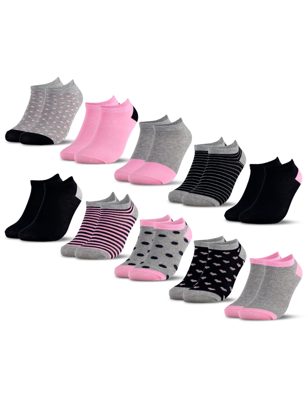 Occulto Calcetines Tobilleros para Niño y Niña 10 Pares (modelo: Mikl) — view 9