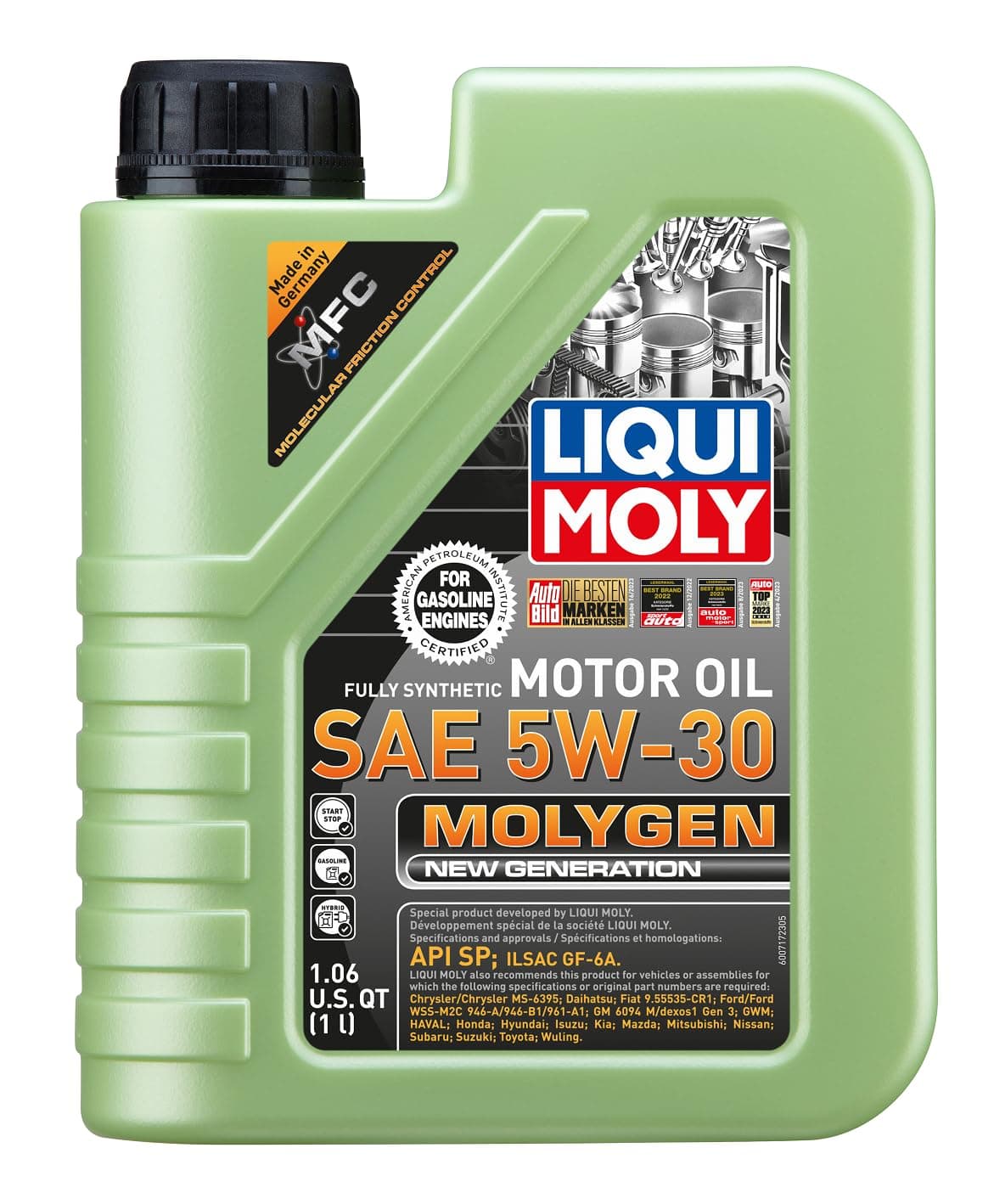 Liqui Moly 20228 Molygen New Generation 5W30 Motor Oil, 5 l, 1 Pack — view 4