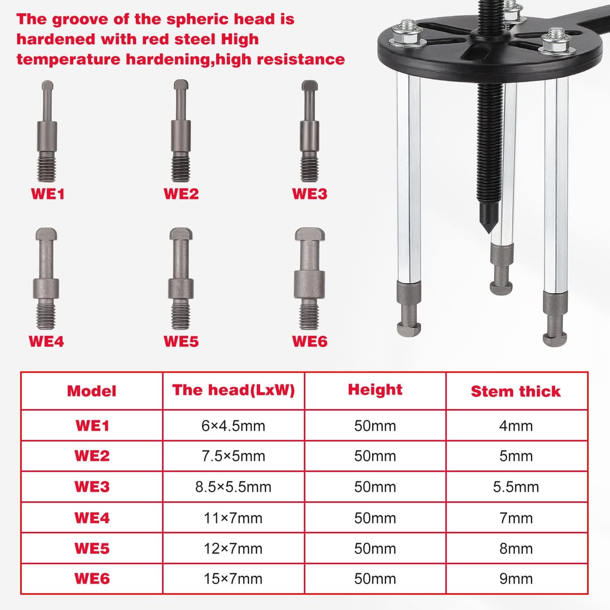 21 Pcs Bearing Puller Set Inner Hole Bearing Puller 3 Jaw Bearing Removal Tool Gear Puller Disassembly — view 4