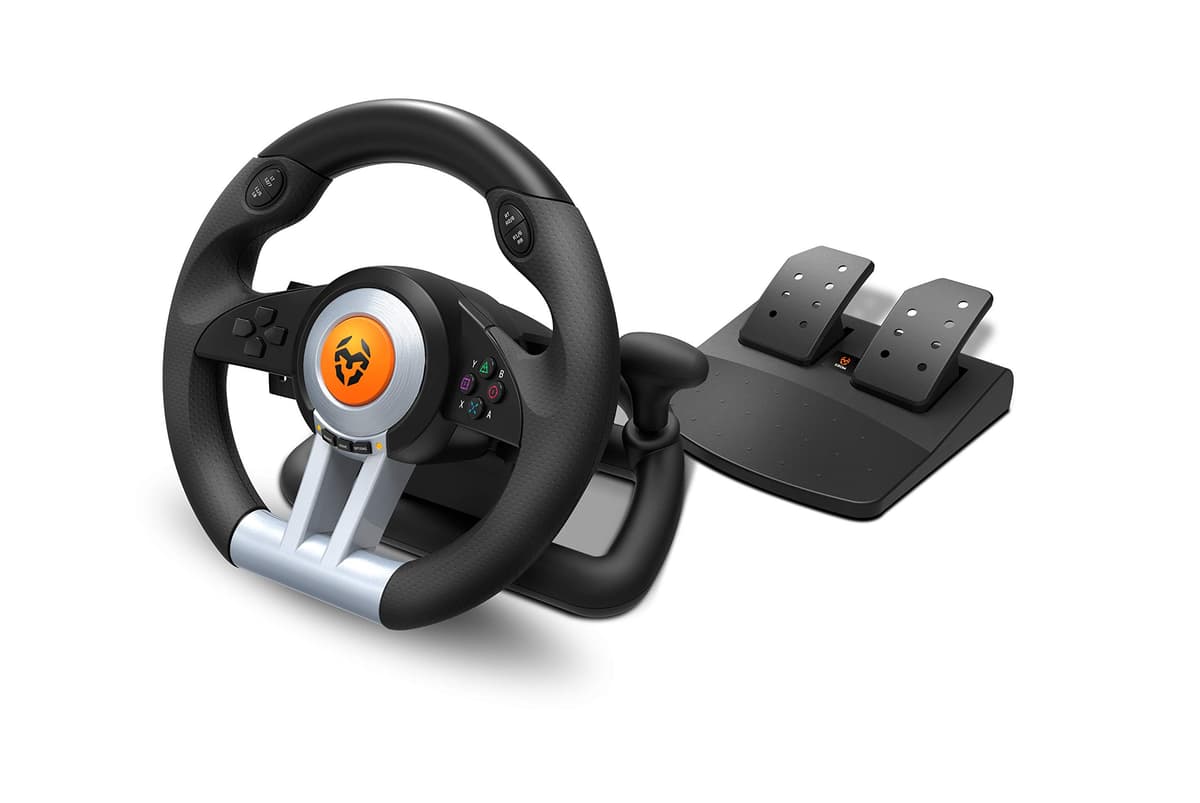 KROM KEY - Gamepad con cable, X-input y Direct - input, joystick y gatillos analógicos, función turbo, compatible con PC, PS3 y Android, color negro — view 3