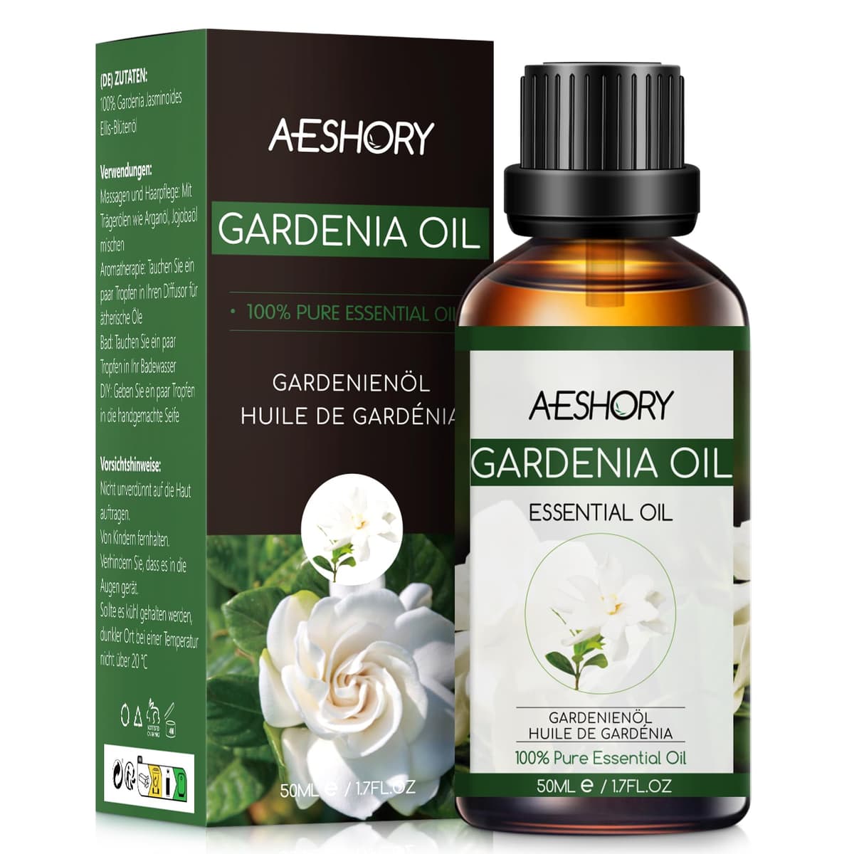 AESHORY Aceite Esencial de Rosa 50ML, Natural Aceite de Aromaterapia de Rosa, Aceites de Fragancia Premium para Humidificador, Masaje, Baño, Cuidado la Piel, Relajación y Calma — view 11