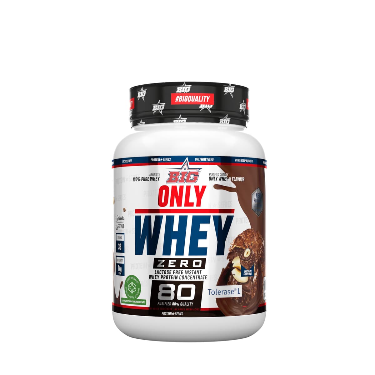 BIG - Proteinas Whey - Proteina en Polvo para Desarrollo de Masa Muscular y Recuperación - Materia Prima Premium - Whey Protein Sin Lactosa, Sin Azúcar, Sin Grumos (1Kg, Cacaolat) — view 11