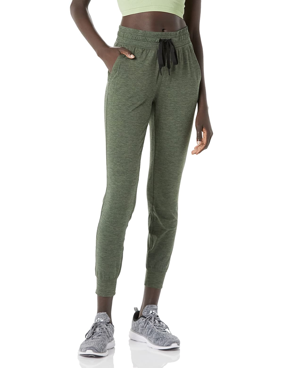 Amazon Essentials Pantalón Jogger, Elástico, Técnico, Afelpado - Colores interrumpidos Mujer — view 12