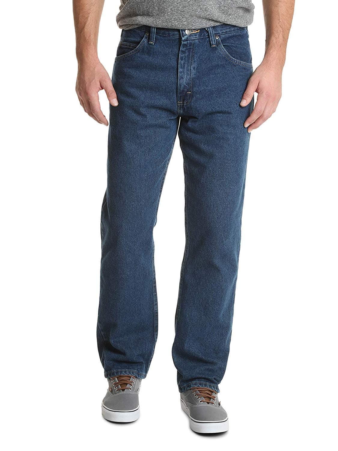 Wrangler Authentics Men's Classic 5-Pocket Relaxed Fit Flex Jean