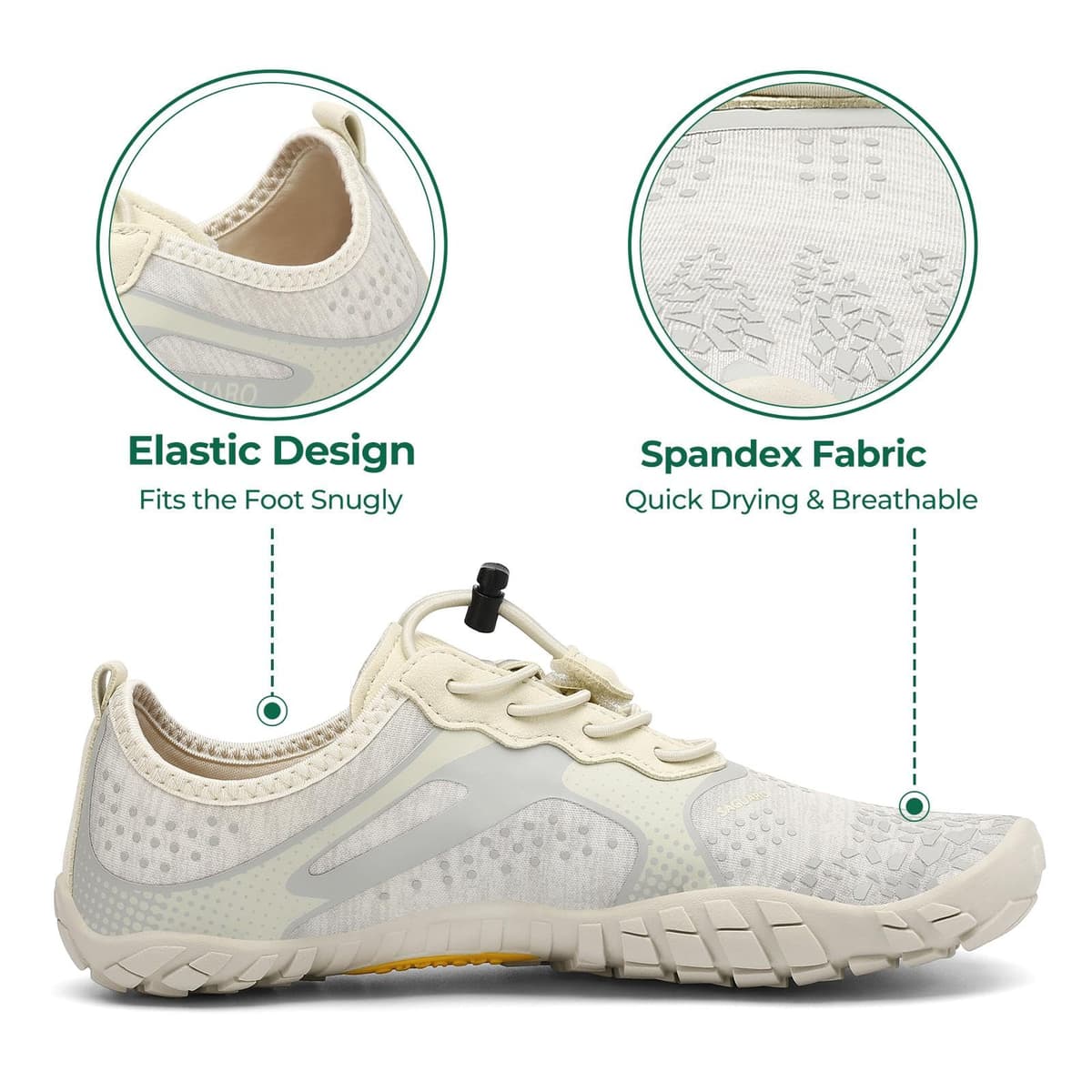 SAGUARO Barefoot Hombre Mujer Zapatillas Minimalistas para Zero Drop Soles y Wide Tox Box,Gr.35-48 EU — view 3