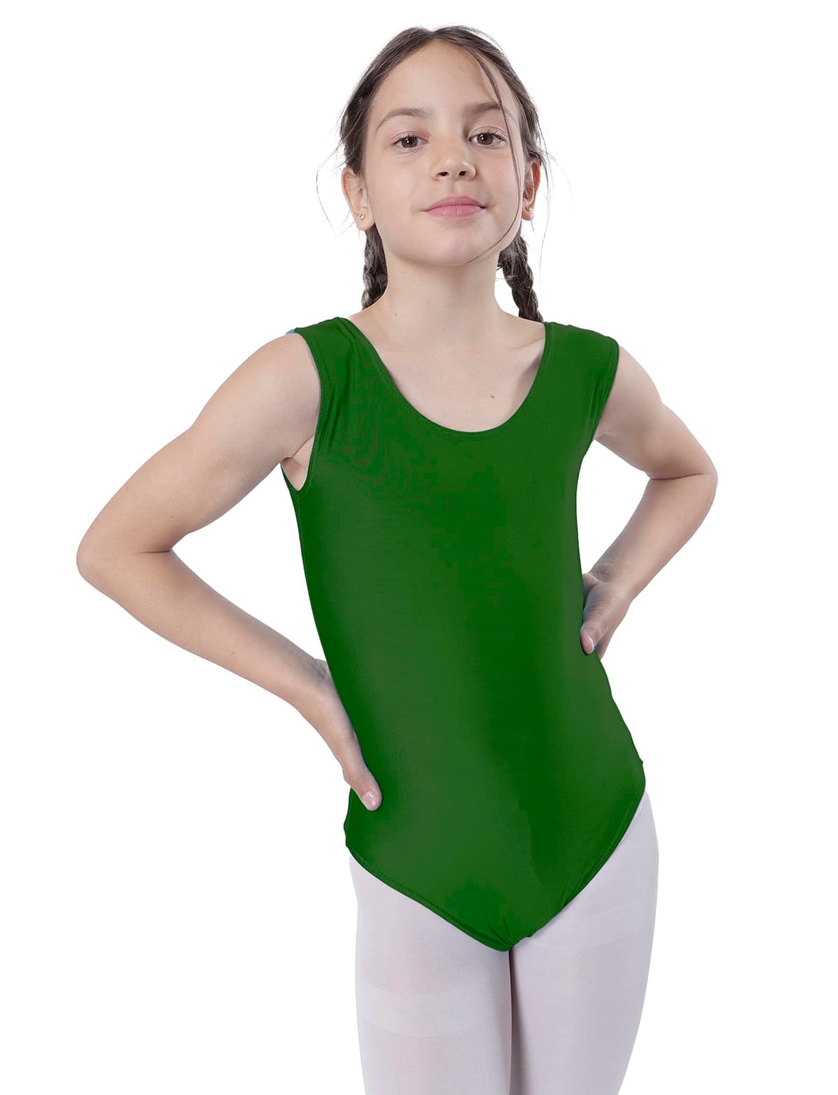 Carnavalife Maillot Ballet Danza Niñas sin Mangas, Maillot Baillot de Cuello Redondo para Gimnasia Baile Fiesta — view 13