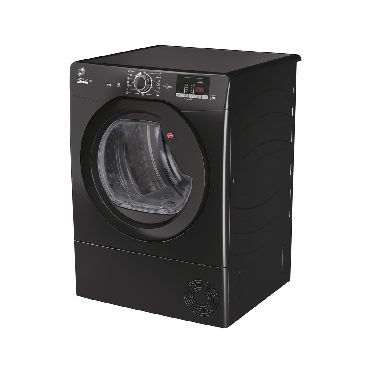 HLEC9DGB H-DRY 300 9 KG Large Capacity, Sensor Dry, 14 Programmes, B Energy, NFC Connected, Anti-Allergy, Anti- Crease, Delay Start, Freestanding Condenser Tumble Dryer - Black (HxWxDcm) - 59x60x85 — view 5