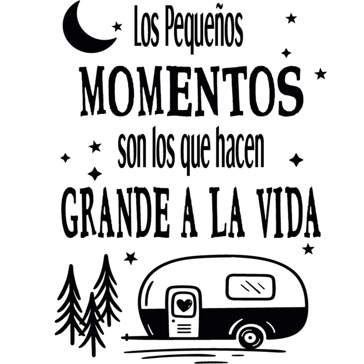 Outdoor Motorhome Sticker for Vans and Camper – Vinyl 'Living My Dream' (20 cm x 30 cm) — view 22