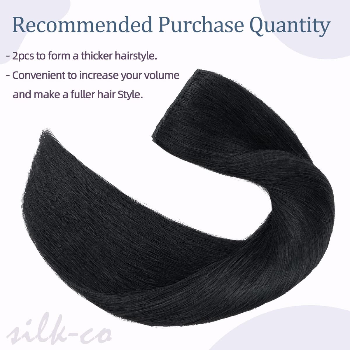 Silk-co 10inch Hair Extensions Clip in Hair Extension Human Hair #04 Medium Brown -Basic Thickness-Thin Weft- 8 Pieces Real Remy Straight Hair Extensions[50g] — view 208