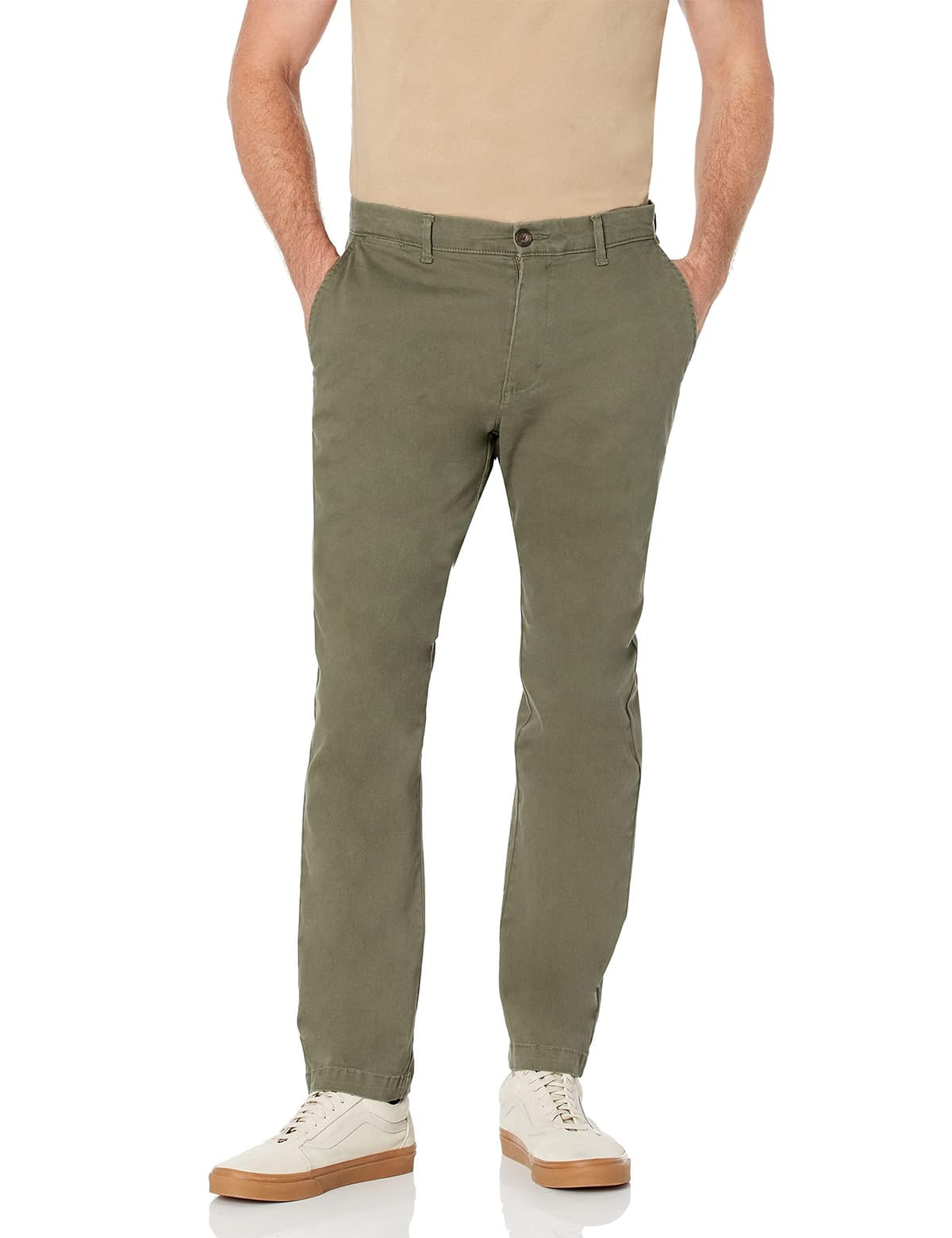 Amazon Essentials Men's Athletic Fit Casual Stretch Chino Work Trousers (Available in Big & Tall) — view 19