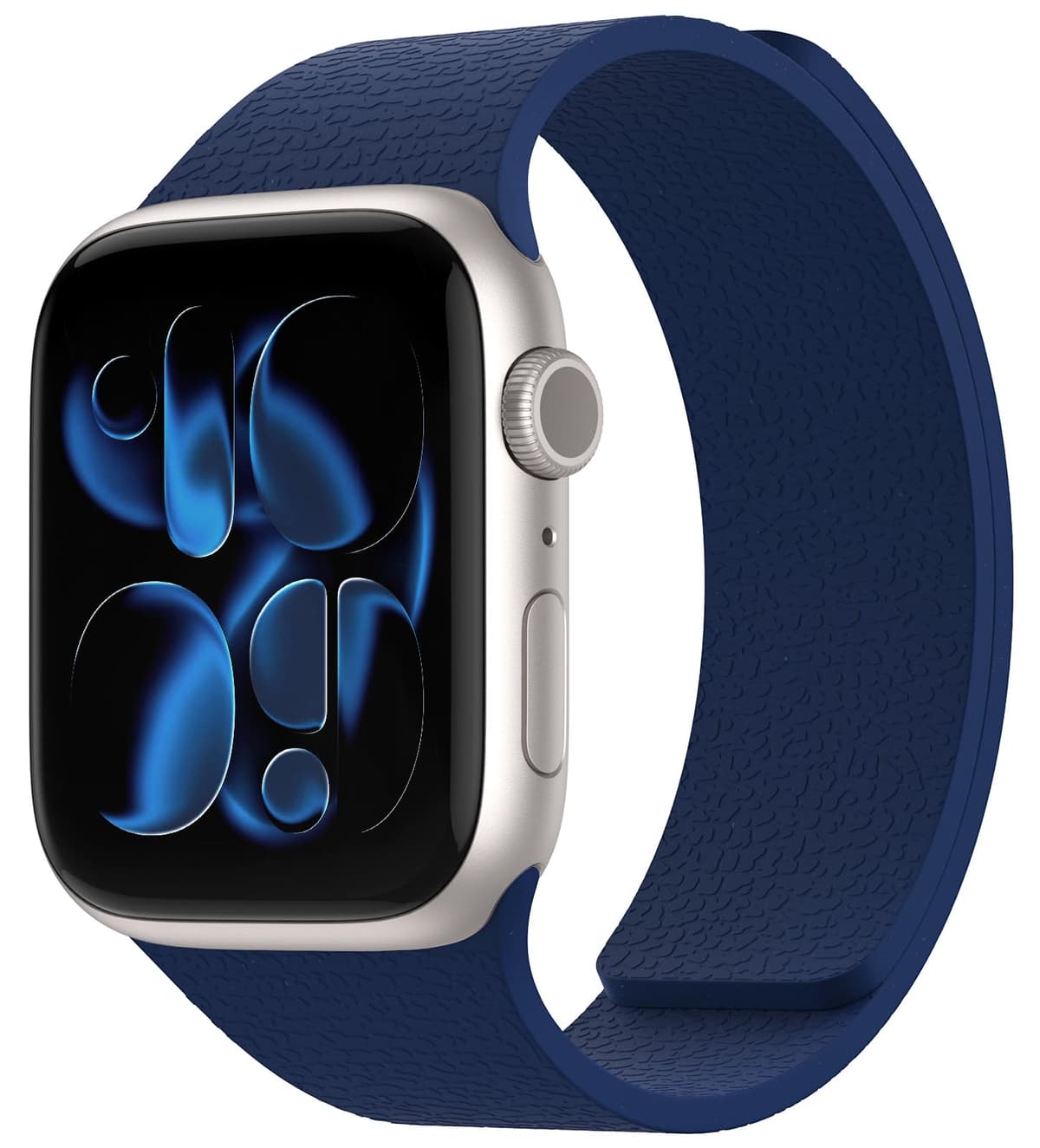 Nereides Compatible with Apple Watch Straps 46mm 45mm 44mm 49mm, Soft Magnetic Silicone Replacement Band for iWatch Series 11 10 9 8 7 6 5 4 SE SE2 SE3 Ultra 3/2/1 (Black+Orange) — view 10