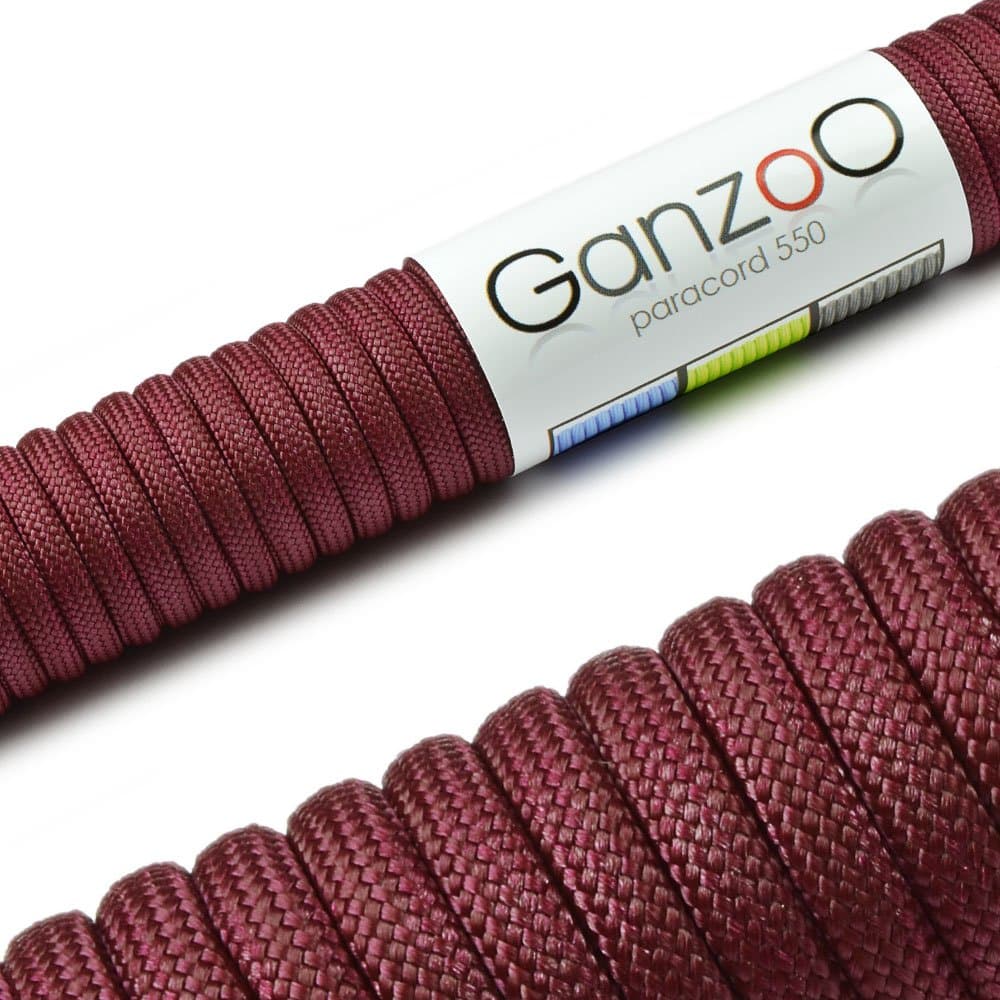 Ganzoo Paracord 550, Cuerda de 4 mm, 30 Metros, Poliéster, Tipo 3-7 Hilos Interiores, Correa de Perro Collar Pulsera, Camping Supervivencia y Cuerda Multiusos, Verde Oscuro — view 32