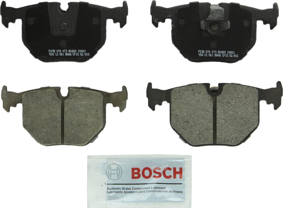 Bosch BC914 QuietCast Premium Ceramic Disc Brake Pad Set For: Acura ILX; Honda Accord, Civic, CR-V, Element, Fit, Front — view 297