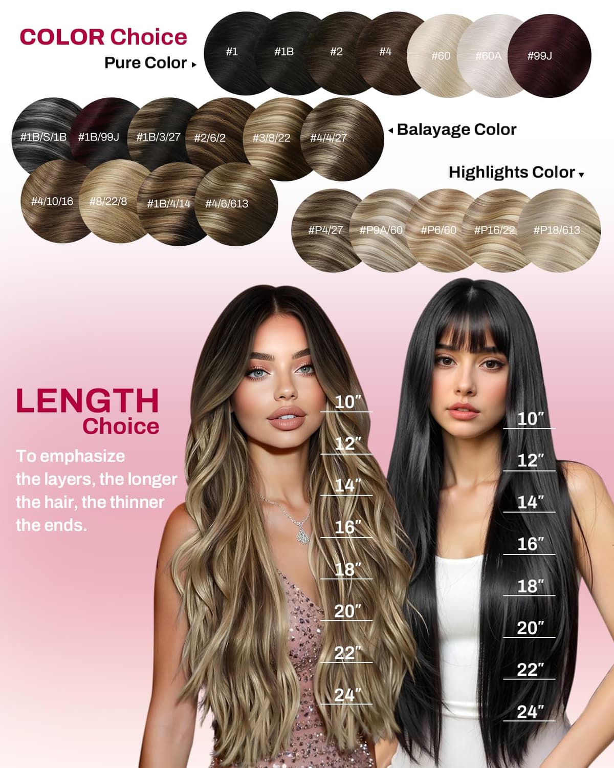 Moresoo Clip in Hair Extensions Real Human Hair Darkest Brown Double Wefted Clip in Hair Extensions Brown 10 Inch 5 Pieces/80g #2 — view 4