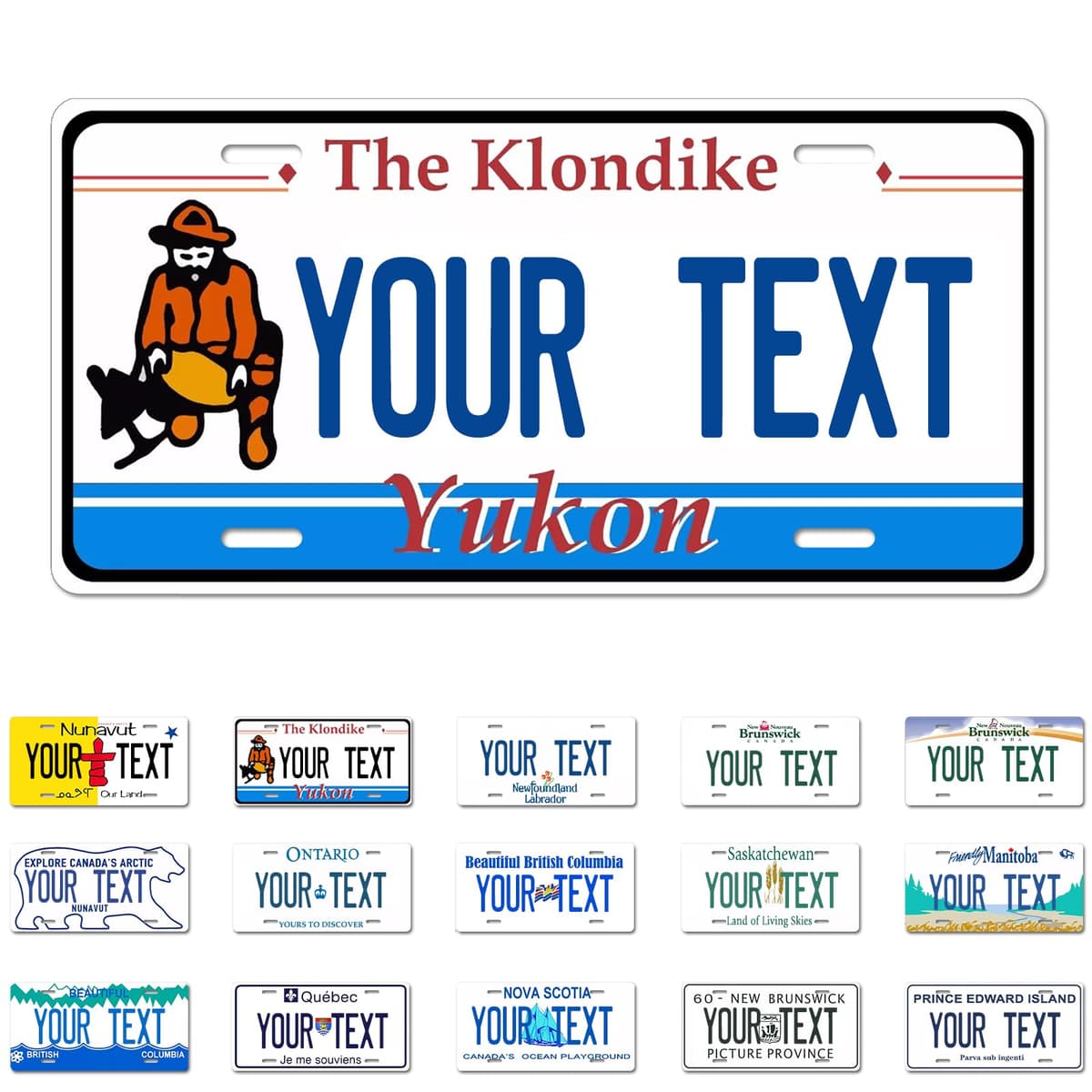 Alberta License Plate, 6"×12" Custom License Plate — view 49