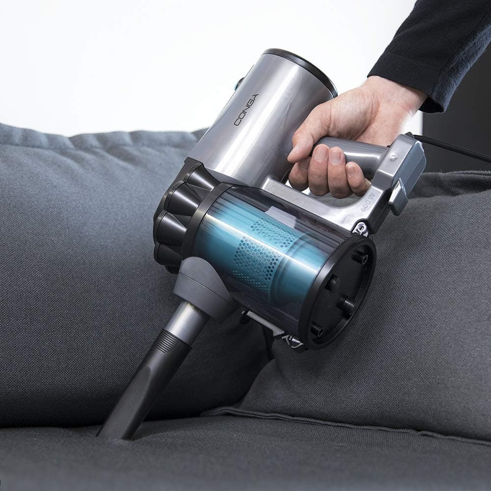 Cecotec Aspirador Vertical Conga Thunderbrush 560. 2 en 1, 600 W, Tecnología ciclónica, Filtro de Alta eficiencia, Radio de acción 6 Metros, Incluye 2 Accesorios — view 4