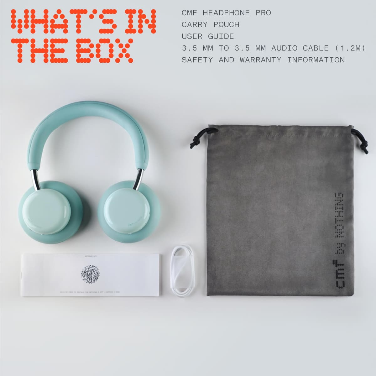 CMF by Nothing Headphone Pro Active Noise Canceling Wireless Headphones Bluetooth 5.4 Over The Ear Headset, 50H ANC Playtime, Bass&Treble Slider, Custom EQ&Spatial Audio, Hi-Res LDAC, Dark Grey — view 7