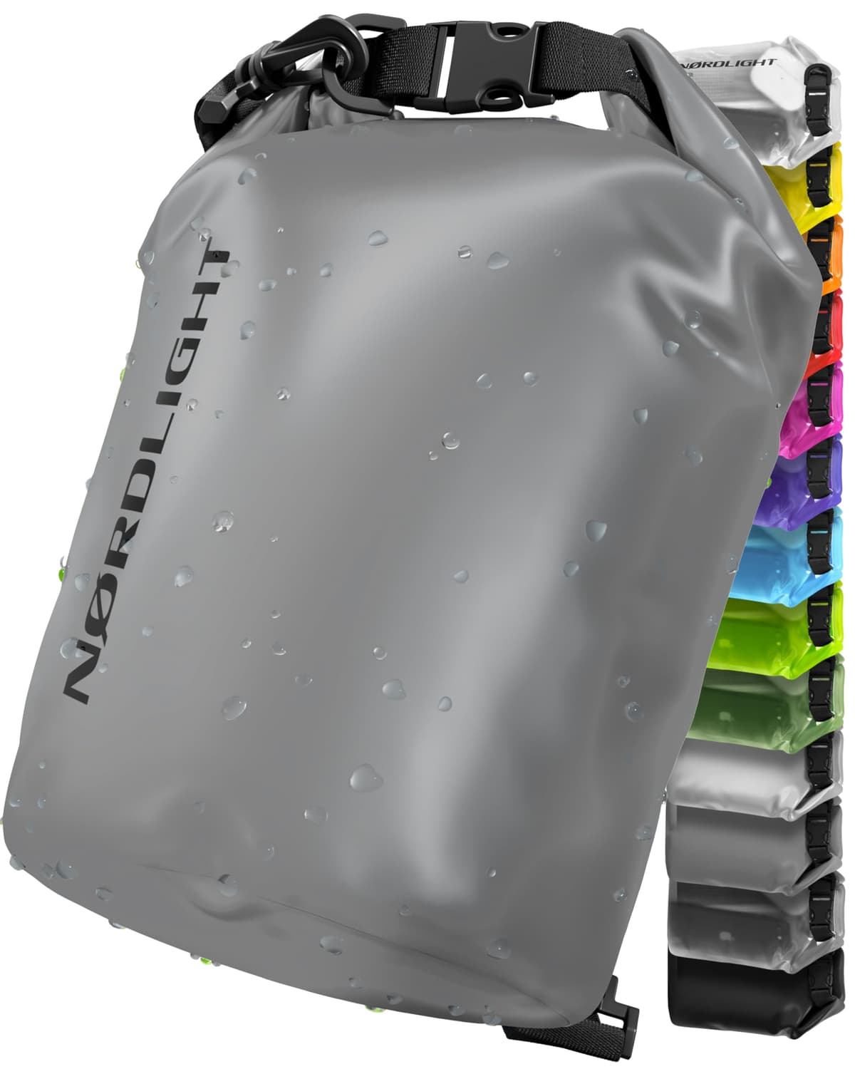 Nordlight Mochila Impermeable Roll Top 25L - Hybrid 25" | Bolsa Seca Con Compartimento Para Portátil De 15 Pulgadas, Bolsillos Exteriores E Interiores, Sistema De Transporte Acolchado — view 32