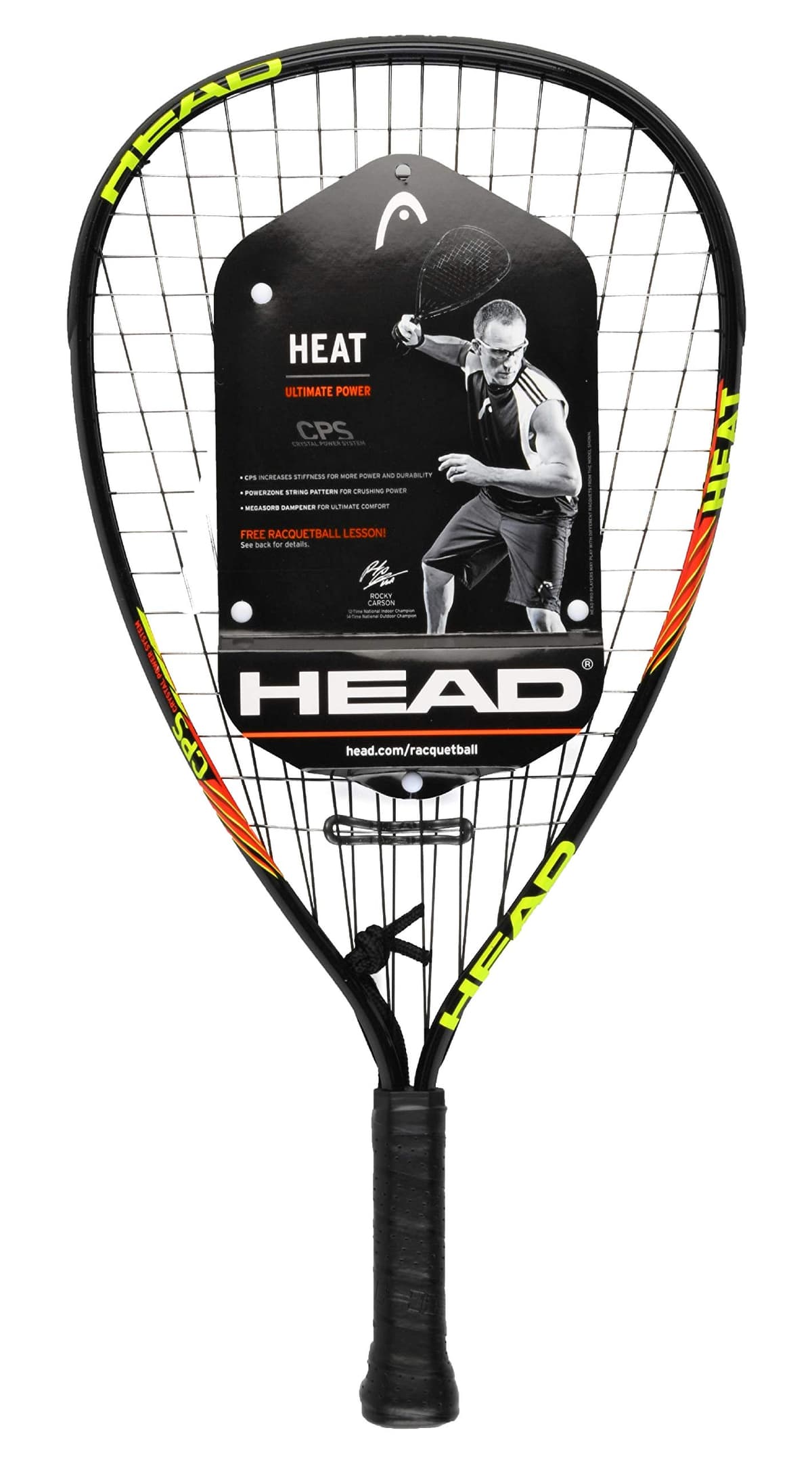 HEAD Heat CPS - Raqueta de raquetbol