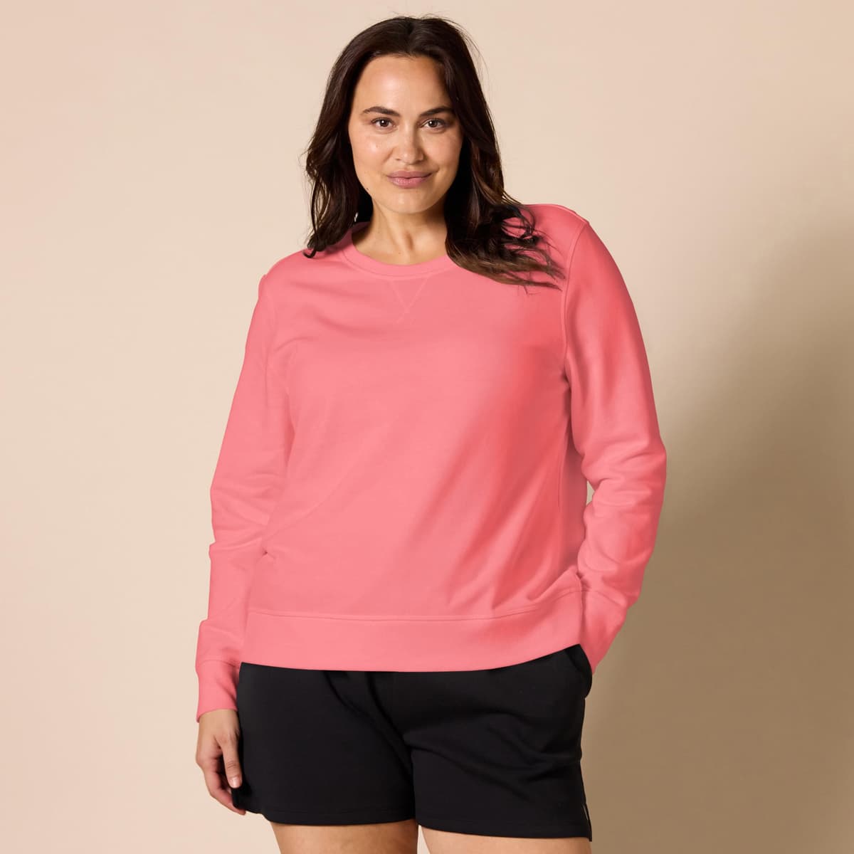 Amazon Essentials Mujer Sudadera con Cuello Redondo de Forro Polar (Disponible en Tallas Grandes) — view 45