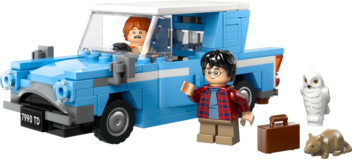 LEGO Harry Potter Ford Anglia Volador de Juguete de Fantasía, Juego de Aventuras con Coche de la Familia Weasley, Regalo para Niños, Niñas y Fans de 7 Años o Más, 2 Minifiguras de Personajes 76424 — view 8